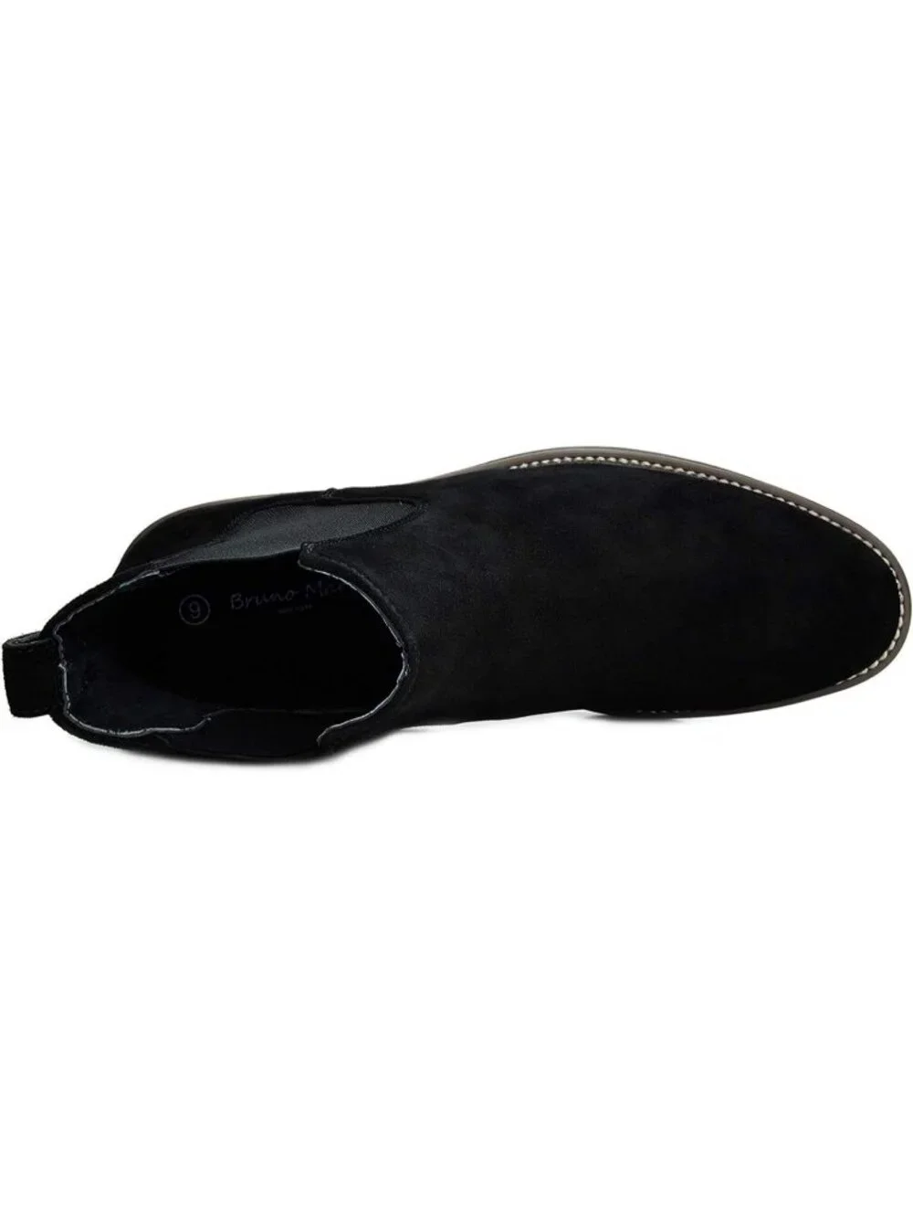 Men's Black Lightweight Classic Chelsea Ankle Crease-Resistant Soft Upper Boots